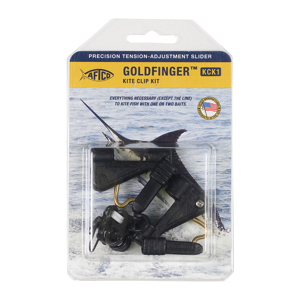 AFTCO Kite Clip Fishing Kit - Complete Kite Fishing Setup With 12 Tension Settings