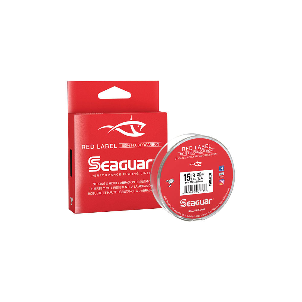 SEAGUAR Fluorocarbono Red Label 8 LBS/200 YDS 08RM250